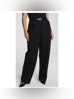 Spanx Ponte Barrel Leg Pull On Black Pants Women's Size Medium